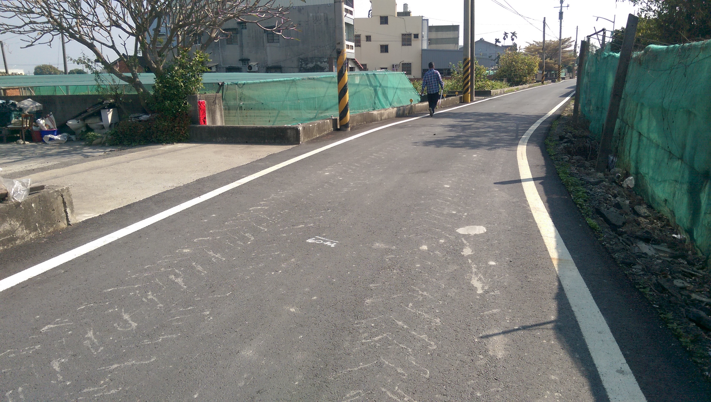 二崙鄉大華村華西路拓寬改善工程