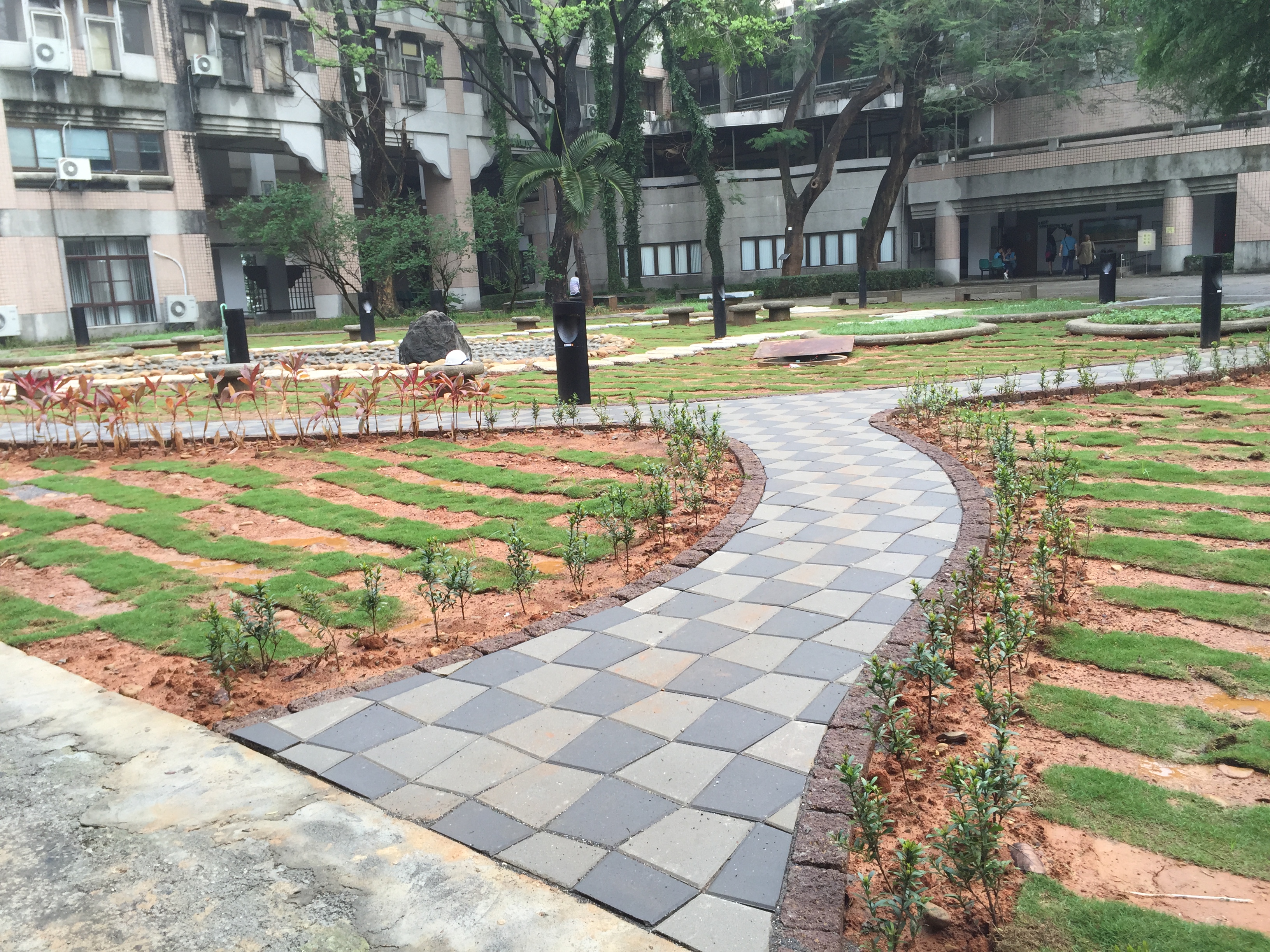 中正大學文學院荷花池改建工程